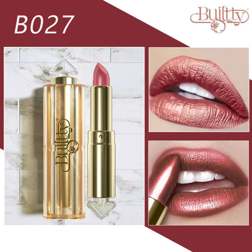 Cosmetics Blue Gliter Makeup Marble Matte Glitter Lipstick Waterproof Long Lasting Matt Magic 12 Colors Shade H260302-image-1096009320