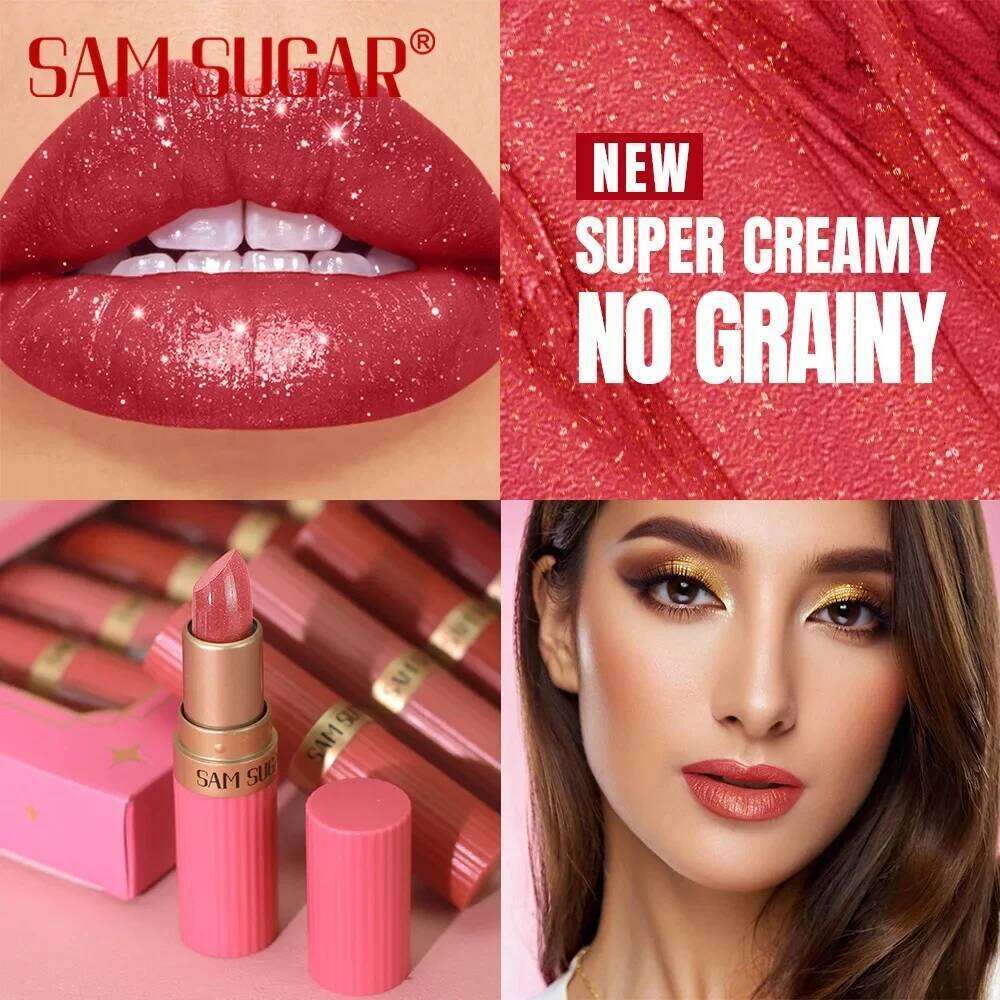 6PCS Lipstick Set Matte Satin Pearl Finish Long Lasting Waterproof Smudge-Proof Transfer-Proof Easy To Apply Highly Pigmented H260302-image-1096009772