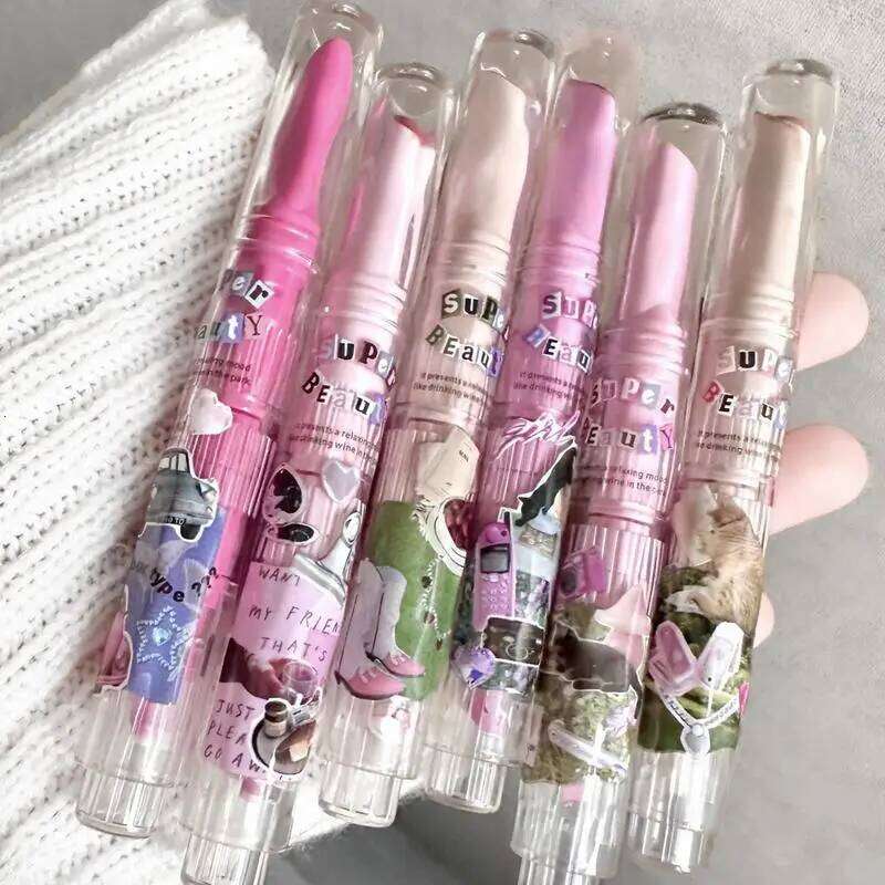 1pcs Flortte Love Shape Lipstick Jelly Water Gloss Clear Light Hydrating Lip Tints Non-stick Cup Korea Cosmetic H260302-image-1096014108