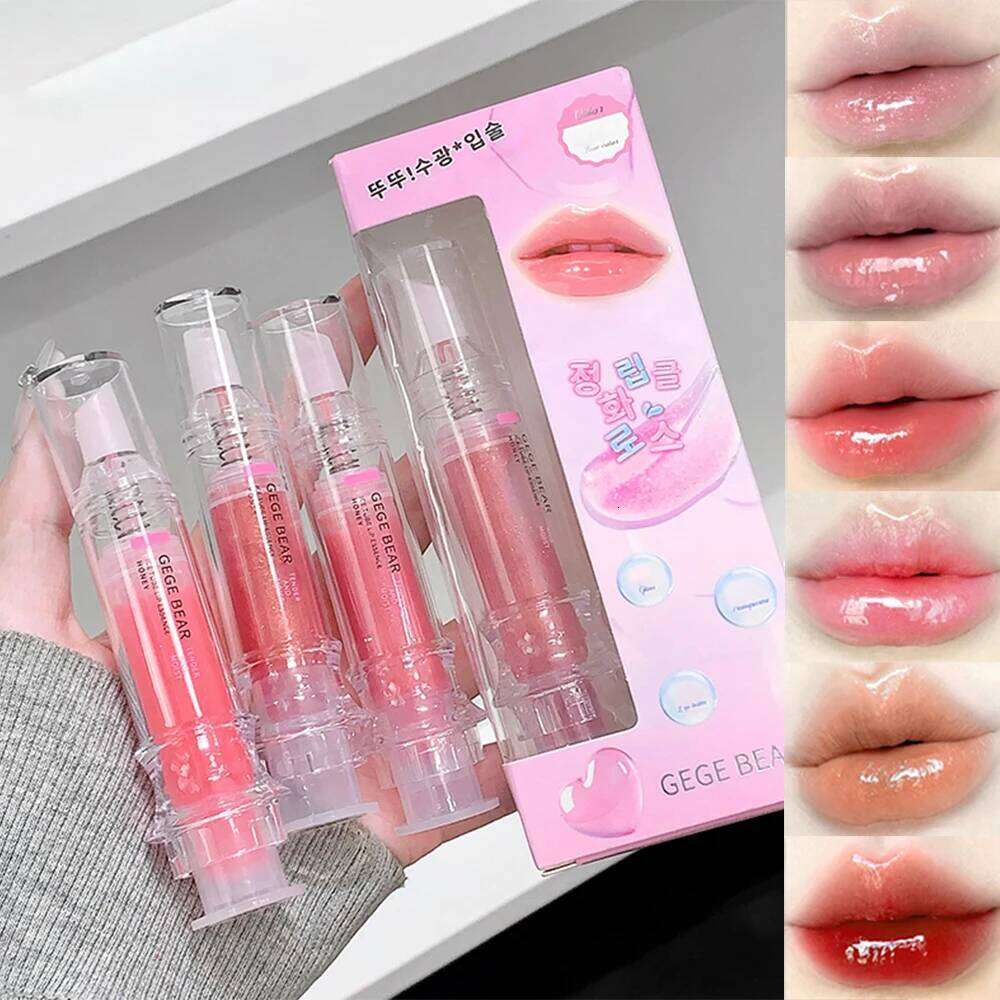 Gege Bear Gloss, Autumn/Winter Mirrored Hydrating Serum with Subtle Shimmer for Brightening and Moisturizing Lip H260302-image-1096011476
