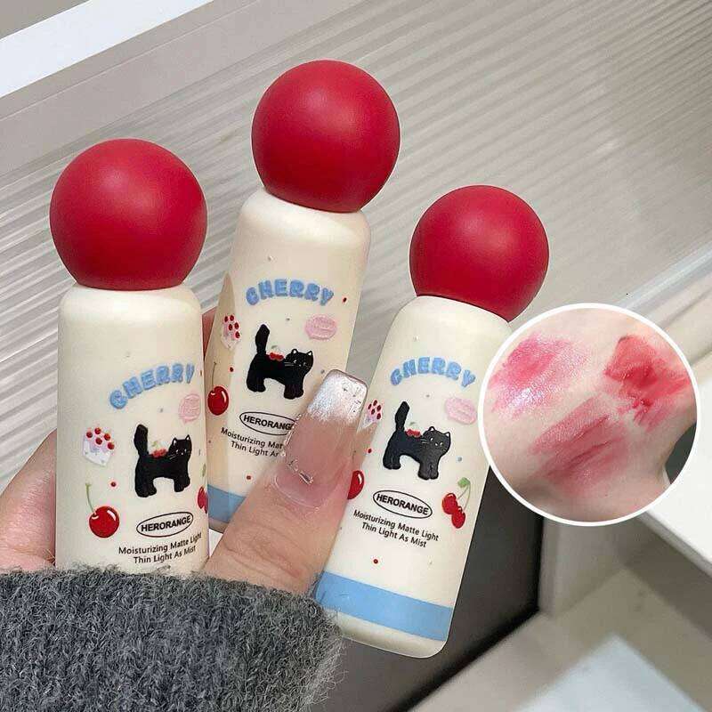 HERORANGE Meow Whisper Mirror Lip Gloss - Moisturizing Long-Lasting, Water-Glossy, Perfect for Spring/Summer H260302-image-1096012764