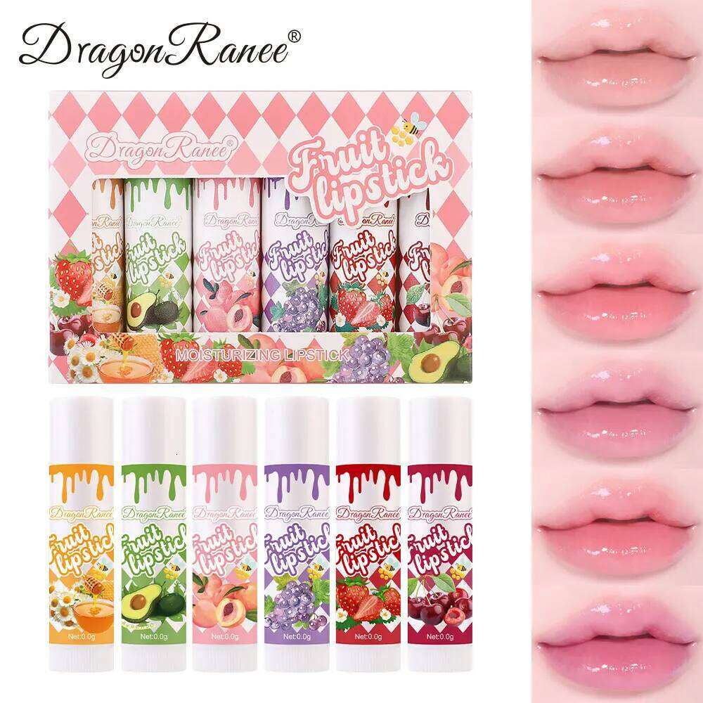 Six Set, Moisturizing, Discoloration, Hydrating Lipstick, Waterproof, Hydrating, Color-Producing, Autumn and Winter Base Lip Balm H260302-image-1096014569