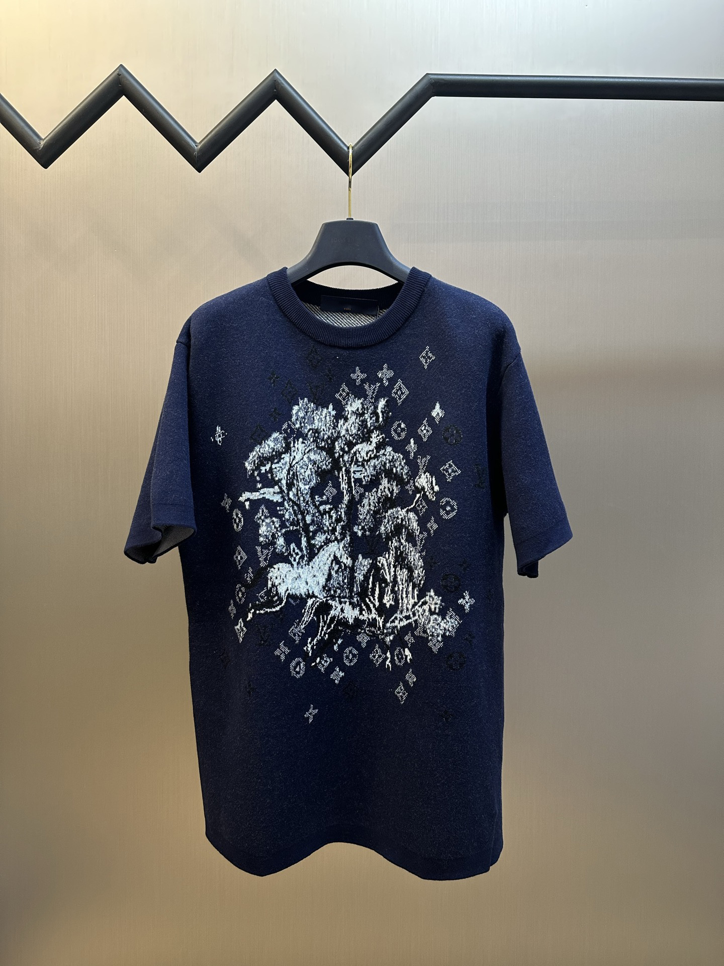 Men's Plus Tees & Polos t-shirts Round neck embroidered and printed polar style summer wear with street pure cotton cyy9642 225g