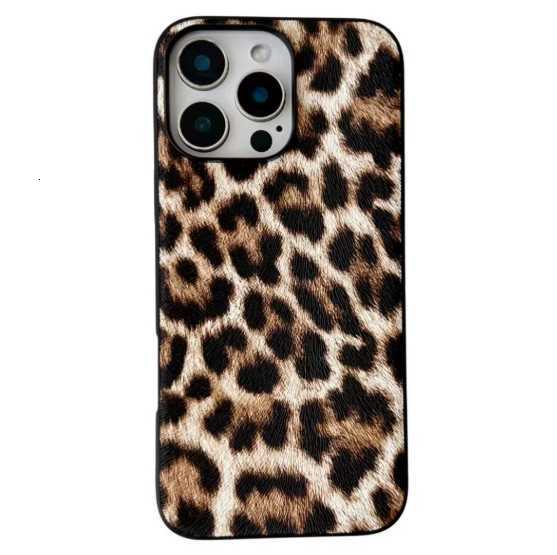 Coque de téléphone texturée à imprimé léopard pour iPhone 17 Pro Max avec motif serpent, adaptée à Apple 16 Pro Matte Two-in-One C251107