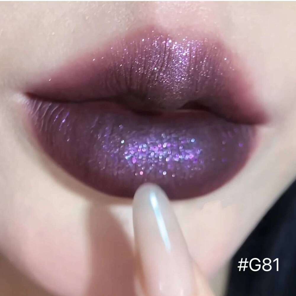 Girlcult Lipstick Purple Matte Velvet Shimmer Nude Red Brown Lip Gloss Waterproof Non-Stick Cup Long Lasting Women Makeup H260302-image-1096013746