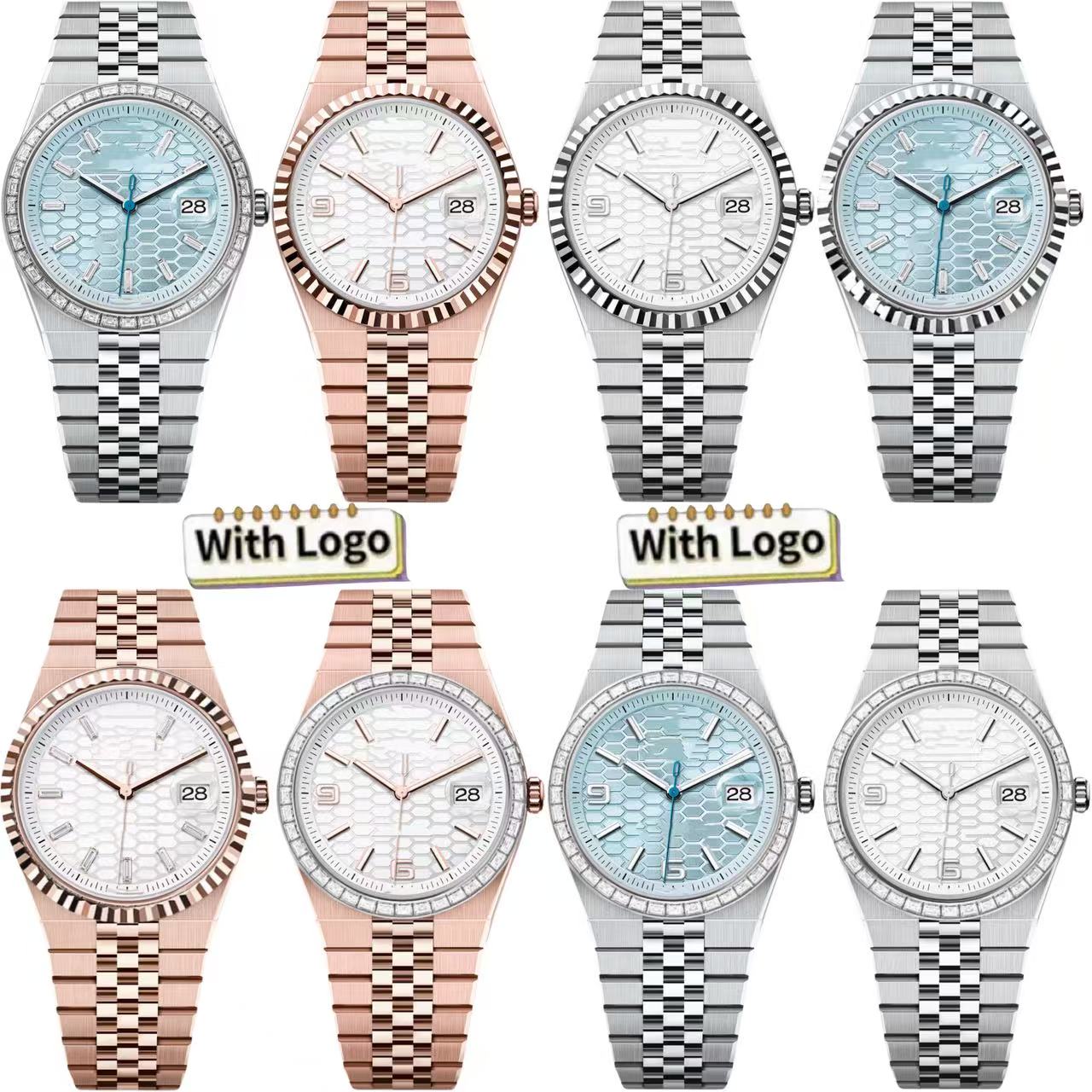 Luxury Mens watch Land automatic watches men designer 41mm size diamond Wristwatches with Luminous Sapphire Steel Belt reloj orologio montre 120$
