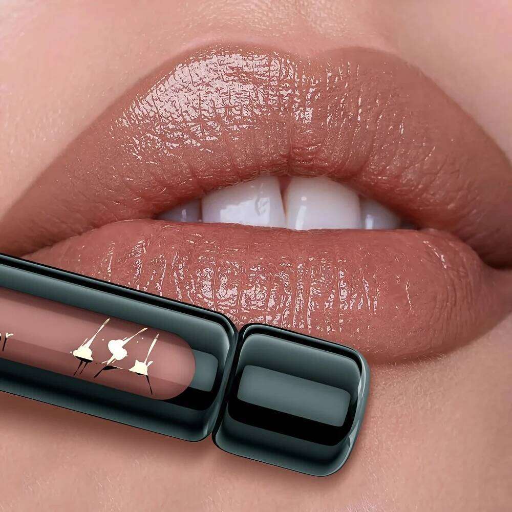 1pc Matte Tint Lip Mud, Smooth Velvet Finish, High Pigment, Smudge No Fade, Non-Transfer Liquid Lipstick H260302-image-1096010736