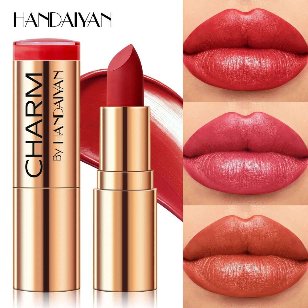 Long Lasting Moisturizing Velvet Lipstick Waterproof Non Stick Cup Creamy Nourishing Cover Lip Lines Gloss Golden Mud H260302-image-1096015901