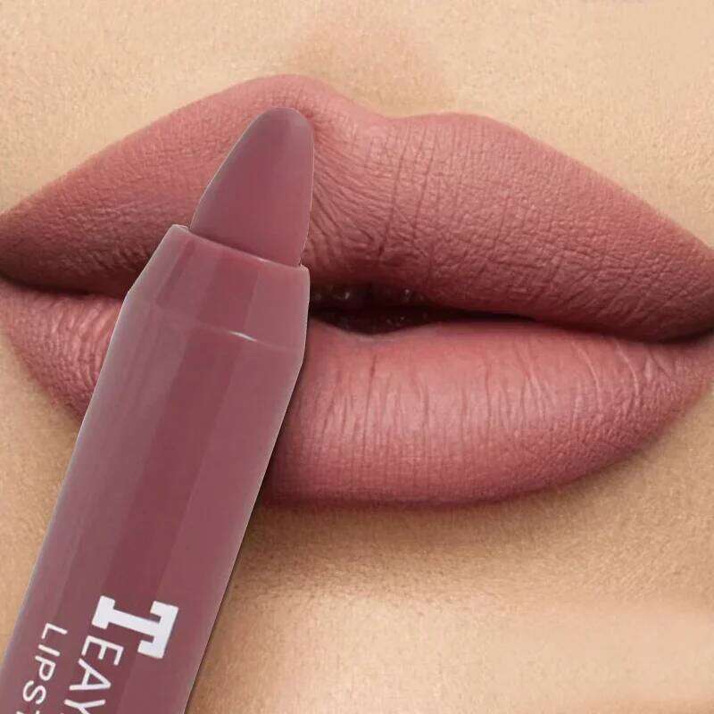 Matte Velvet Liner Waterproof Lipliner Pencil Outline Lip Shape Lipstick Pen Long Lasting Non-stick Cup Makeup Cosmetics H260302-image-1096010937