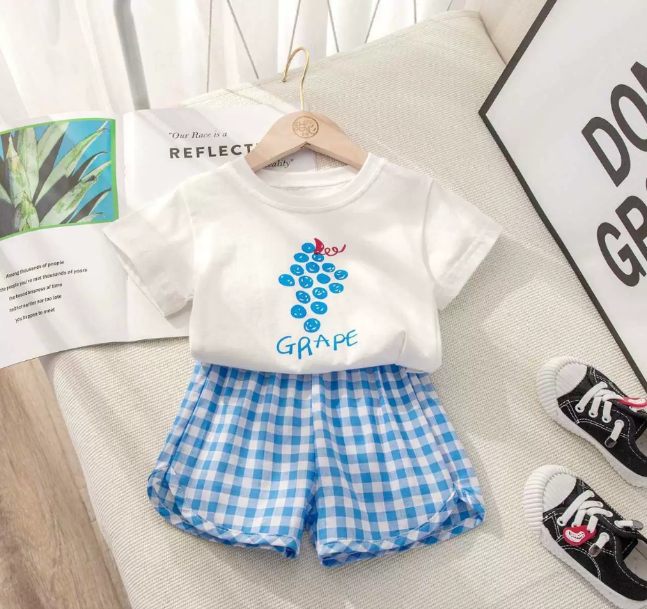Kids Clothing Sets Kids Designer Clothes Set T-shirts Shorts Baby Boys Girls Clothes Set Baby Clothing Tee Shirts Short Pants Kids Clothes Kid Bo-image-1095939340