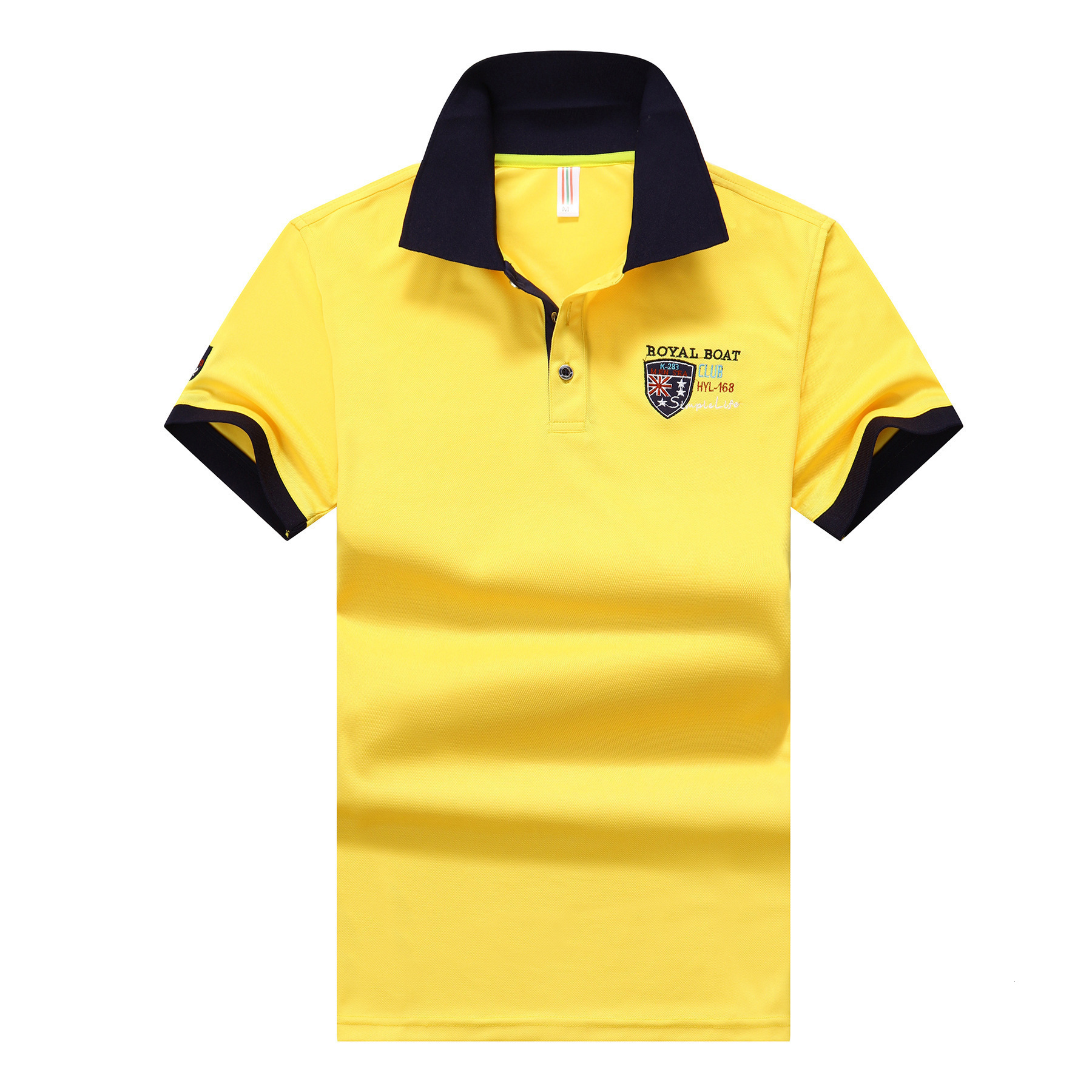 Brand 2026 Luxury Designer Clothing Direct From The Manufacturer 2019 Summer New Mens Short-Slve T-Shirt Trendy Mens Casual Half-Slve Polo Shirt Wit