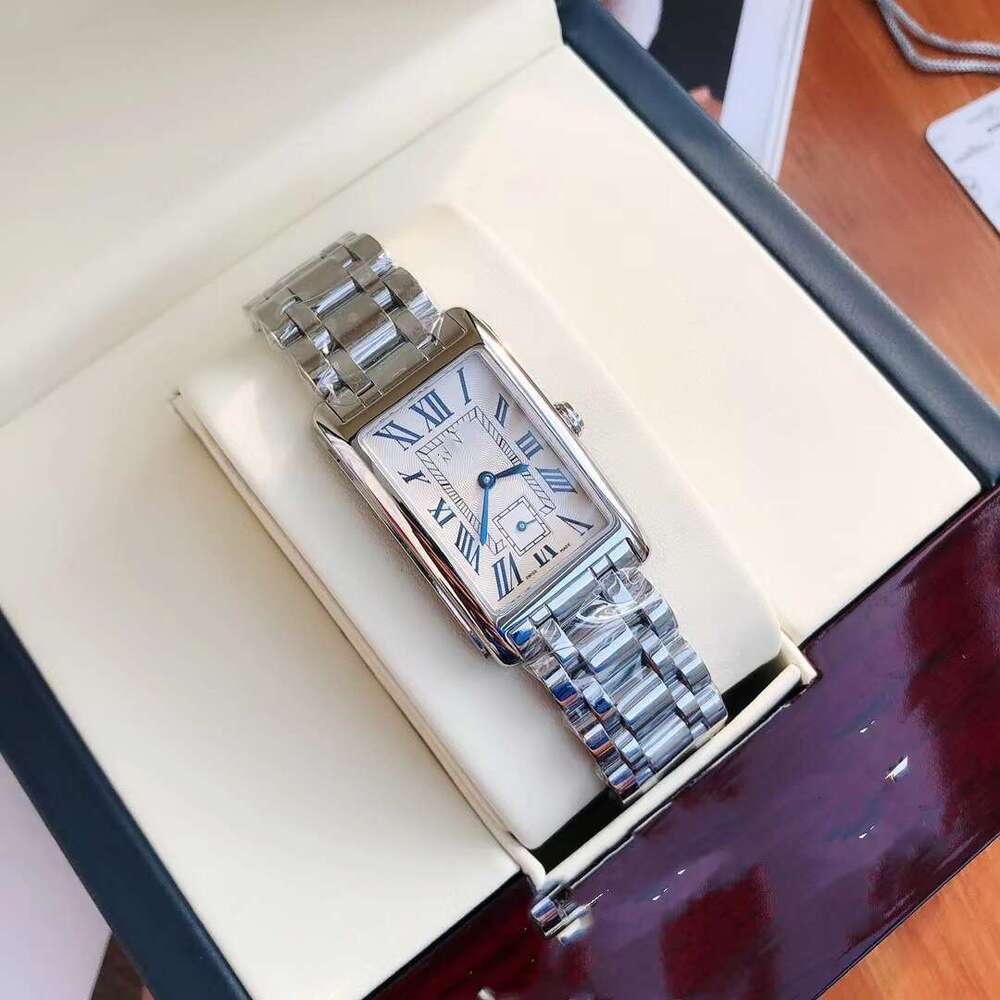 Longinlye Luxury watches women designer smart Mechanical sports watch Fashion Square Quartz for Women Women's Stainless Steel Two and a Half Ha