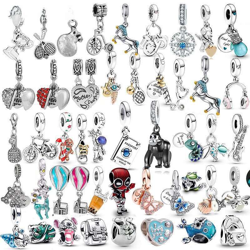 Breloques de mode pour Bracelets, bijoux de styliste, perles, pendentif trophée en diamant, accessoires, Bracelet et collier à faire soi-même