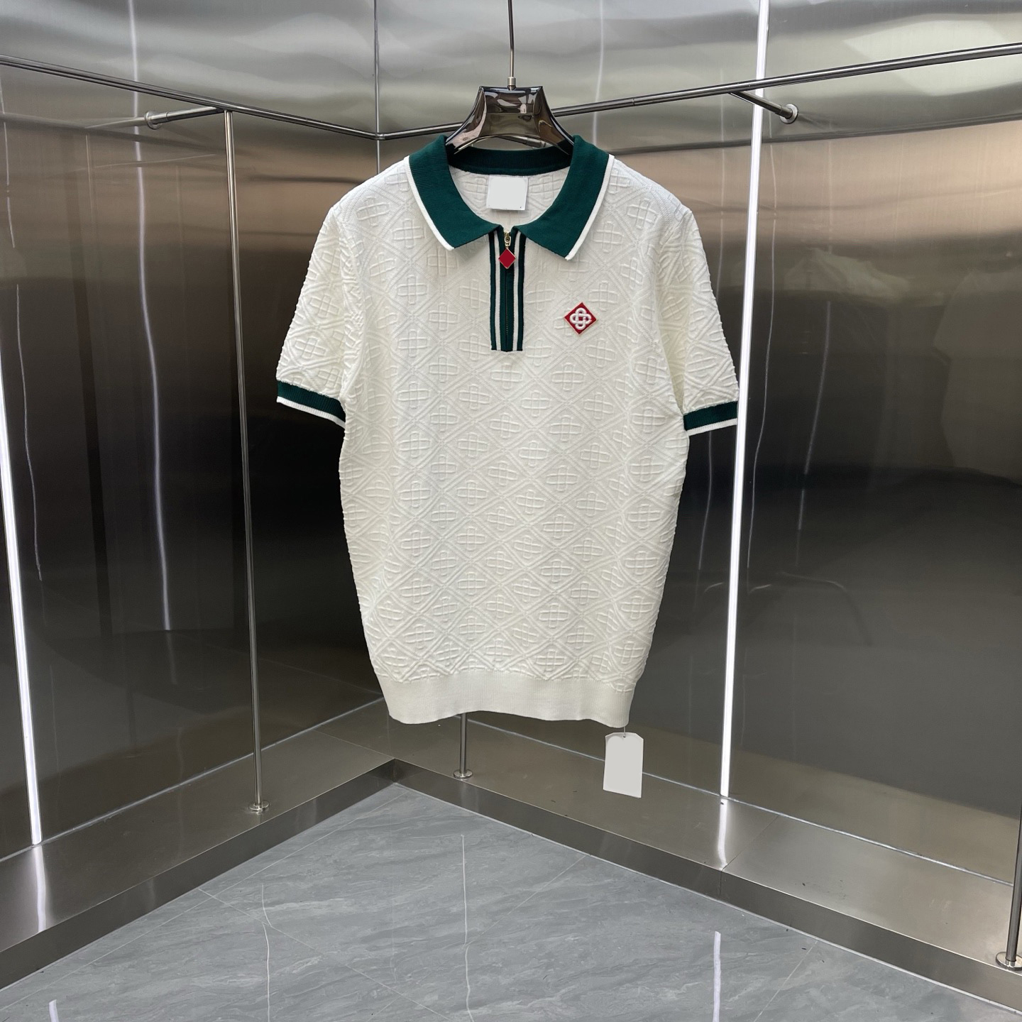 T-shirts pour hommes Polos Col rond brodé et imprimé style polaire vêtements d'été avec street pur coton d33f
