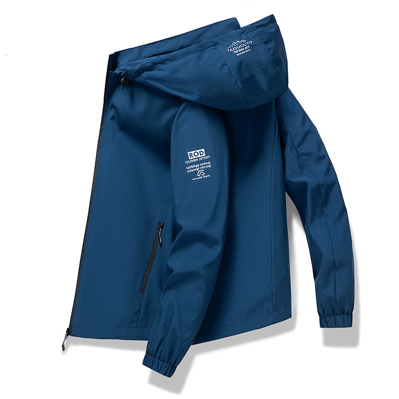 Luxury 2026 Brand Designer Clothing Mens Hooded Jacket Spring And Autumn Outdoor Windbreaker Casual Jacket Mens Detachable Hood Trendy Jacket L26061