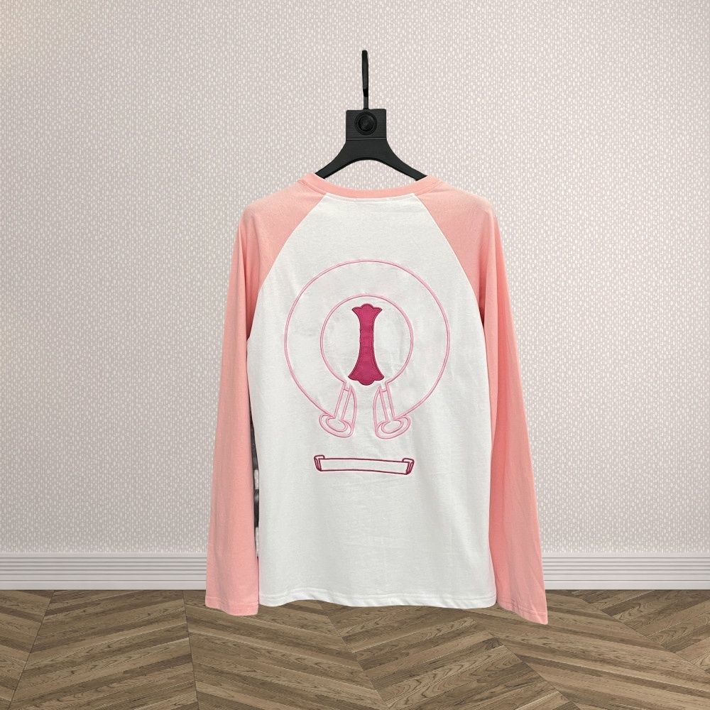 Chrome Men Hearrt Long Sleeve Designer Shirt Classic Trend High Street Hip Hop Crosses Print Sanskrit Horseshoe Streetwear Quality Hot Sale Crome Lo