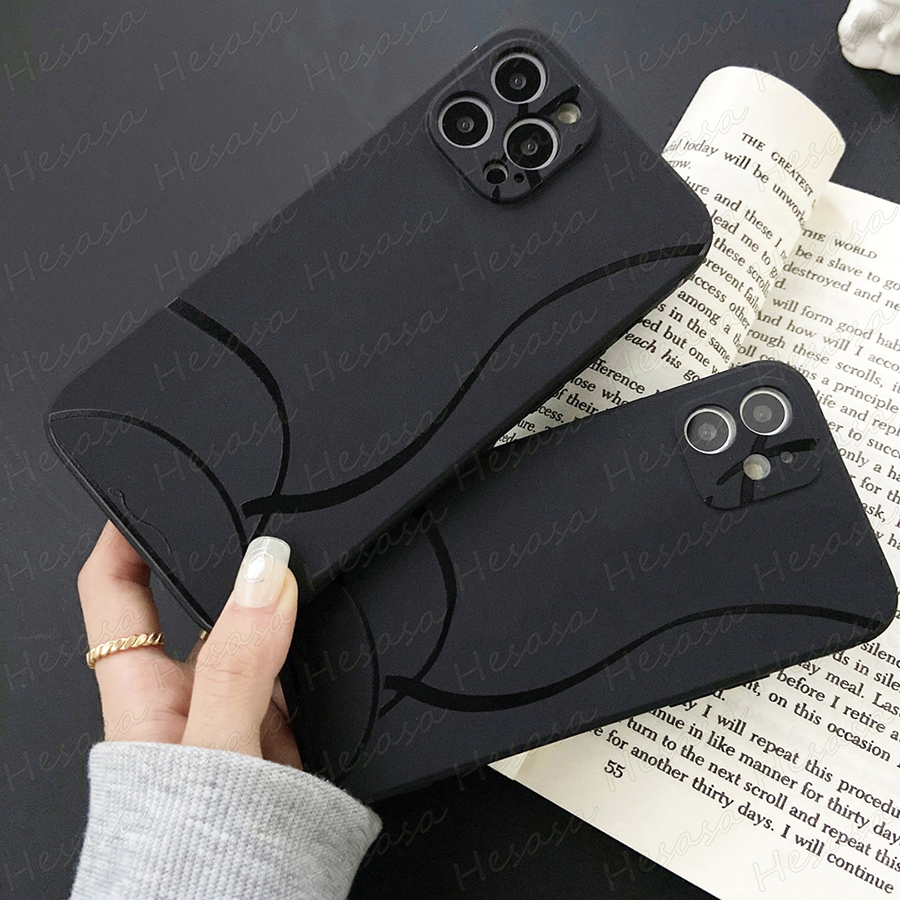 Luxury Ultra Thin Sole Phone Case for iPhone 17 Air 16 15 14 13 12 11 Pro Max X Xs Xr 8 7 Plus Soft TPU Protection 3D Letter Flower Print Designer i