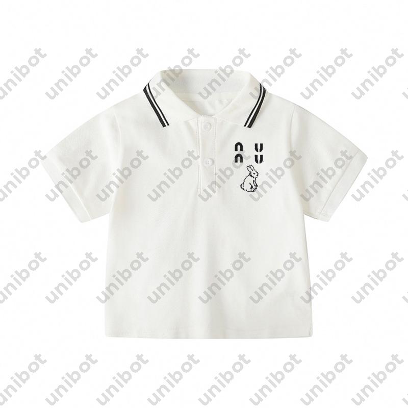 Boys designer clothes Girls Short Sleeve Polo Shirt Cotton Pique Plain Color Kids clothing Summer Casual Tee with Collar Sizes 90-160 for Toddler-image-1098038548