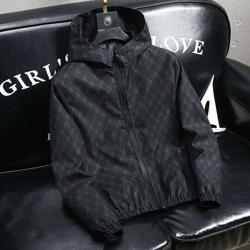 New Luxury Spring Casual Hooded Loose Oversized Coat Trendy Men's Jacket