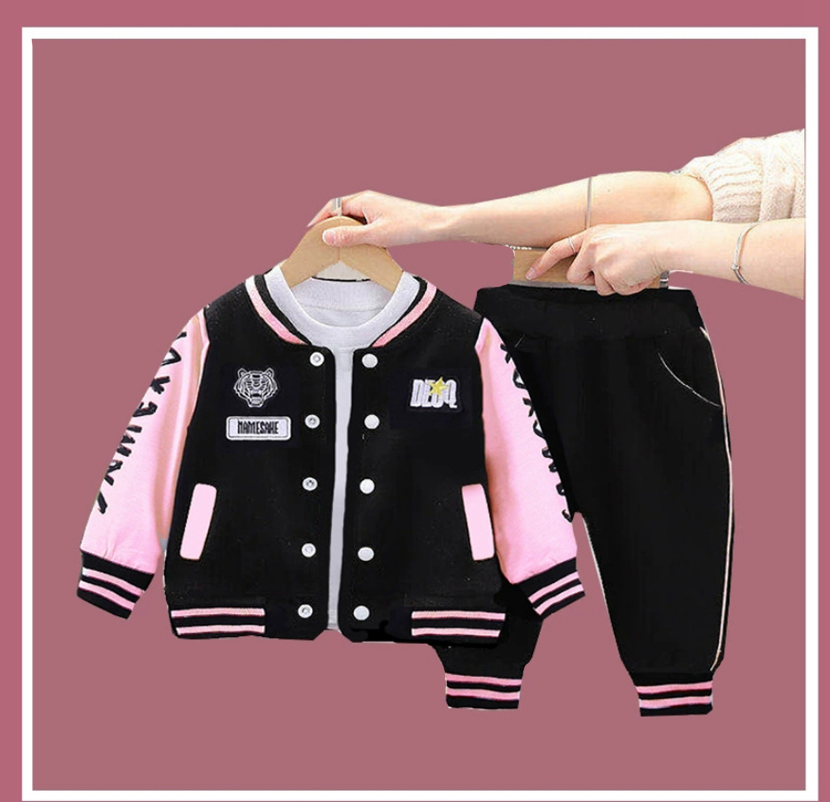 New Style Spring Kids Boys Clothes Set Designer Children Clothing Tracksuit Kids Clothes Sets Boys Clothing Long Sleeved Top and Pants Sports Sui-image-1096197044