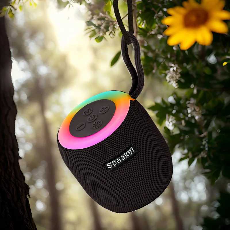 New Bluetooth Speaker - Wireless Portable Outdoor Bass Speaker with Memory Card Support for Home Travel T260304-image-1096237185