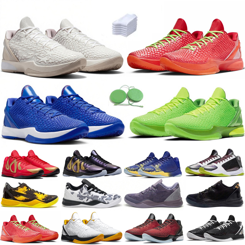 6 5 8 Protro Man Basketball Chaussures 6s 5s Designer Sneaker Total Orange Reverse Grinch Dodgers Mambacita Prelude Camo Métallique Argent Homme