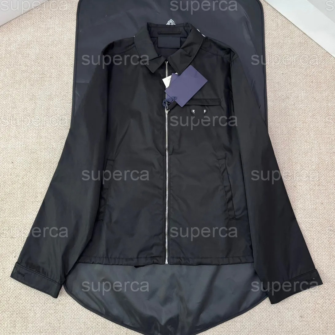 Men's plus size Outerwear Coats Nylon Jacket Designer Jacket hoodie hooded casual fashion color stripe printing top quality wild breathable 4g3