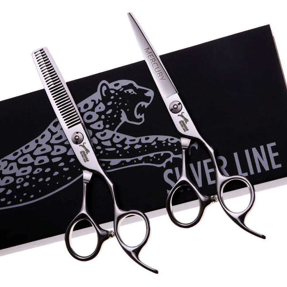 5.5"/6" Hair Professional Hairdressing Scissors Set Cutting+Thinning Barber Shears High Quality H260303-image-1096138482