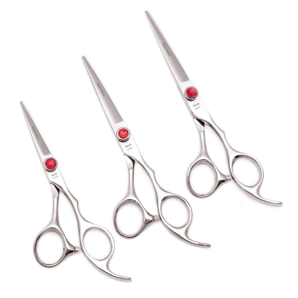 Professional 5'' 5.5'' 6" AQIABI Japan Stainless Hairdressing Hair Cutting Shears Thinning Scissors A9013 H260303-image-1096139590