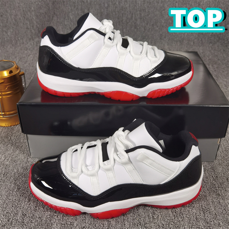 Top Quality 11 11s mens basketball shoes designer shoe with box low Year of the Snake 72-10 cherry rare Legend Blue Concord bred low 72-10 men women