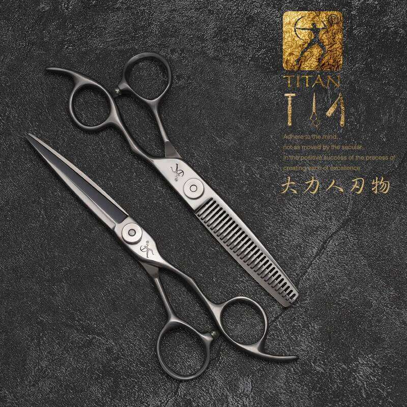 TITAN professional 6 inch hair cut cutting salon scissor barber thinning shears hairdressing scissors H260304-image-1096263967