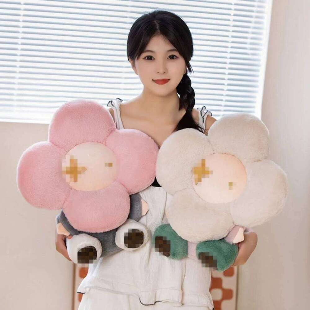 1pc cm/9.84in Sunflower home plush toy decoration girl kids cute doll with gift box H260304-image-1096262924