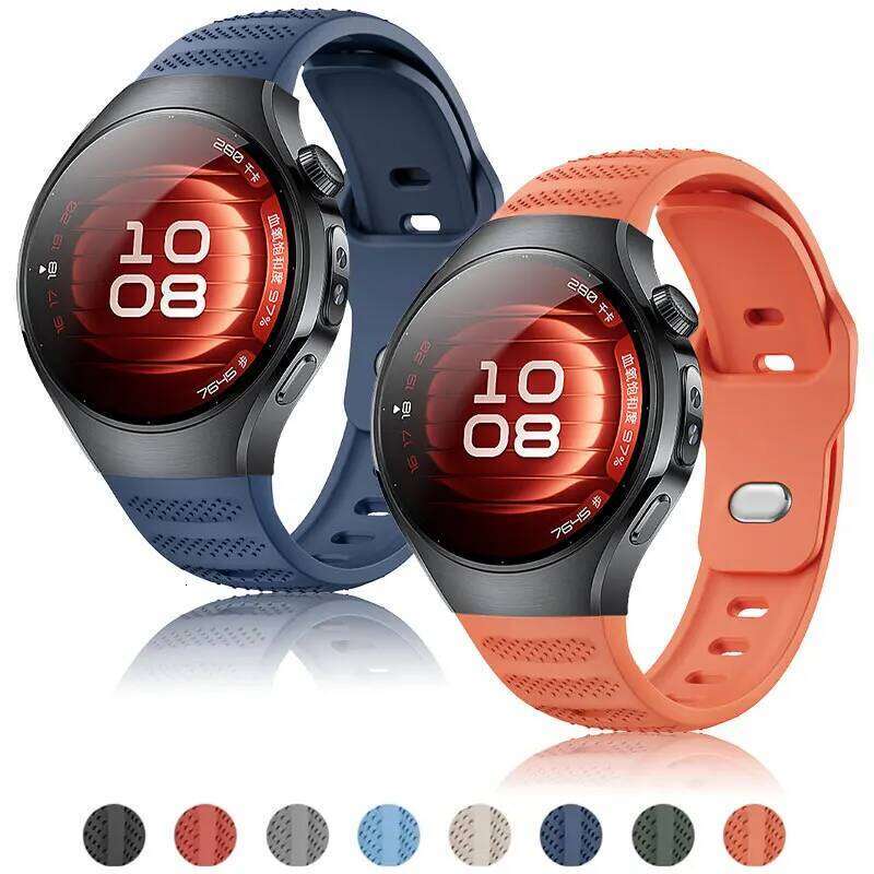 Silicone Sport Strap for Watch 5 46mm 42mm Soft Band No Gaps Comfortable Wrist Accessory Compatible with 42MM Model H260304-image-1096265665