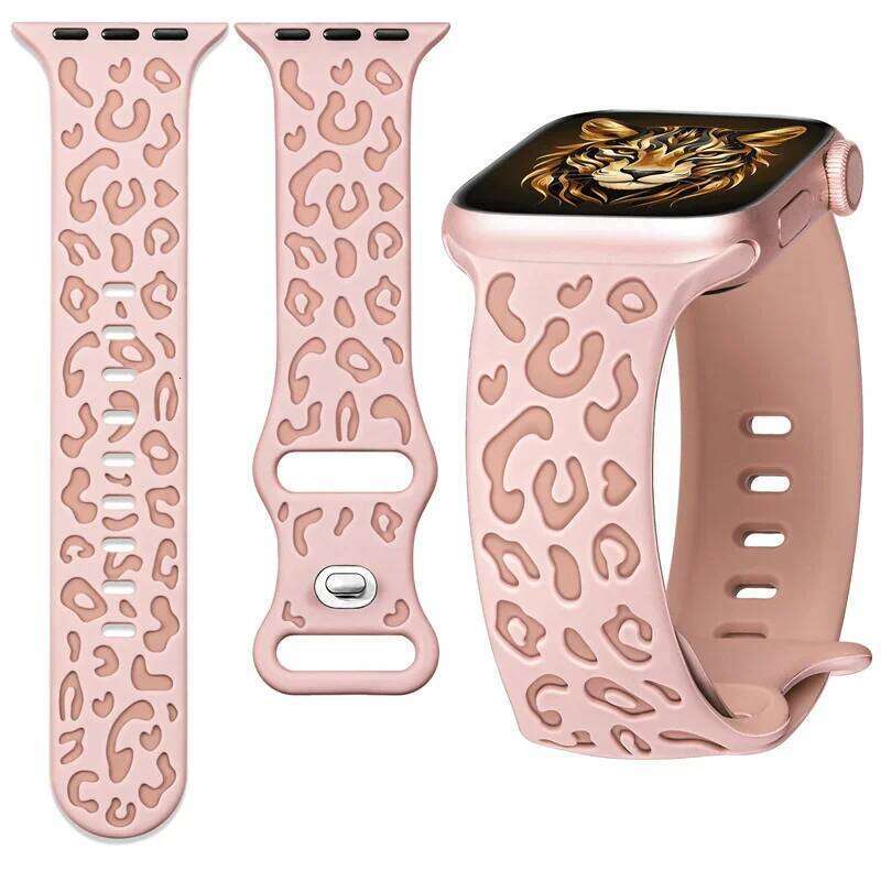 Engraved Leopard Strap For Watch Band ultra 2 49mm 45mm 44mm 46mm 41mm-40mm Silicone bracelet Series 10 9 8 7 se 6 5 4 H260304-image-1096265349