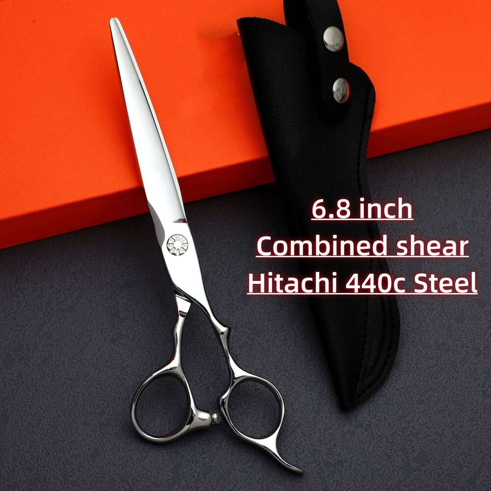 Professional Barber Thinning Shears, 6-6.5-6.8 inches, 440c and VG10 Steel Scissors, Barbershop Hair Cutting Tools H260304-image-1096263658