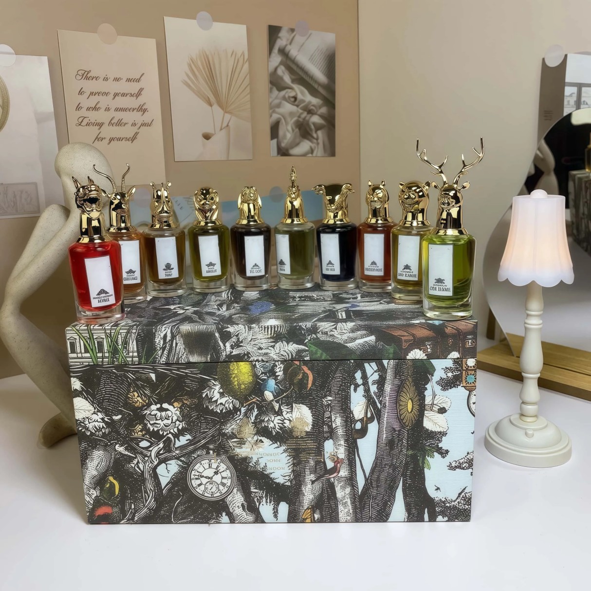 Brand Beast Head Fragrance Hall Styles Gift Box 10ml*10 styles without spray heads 10 types of long-lasting fragrance Set cologne Spray