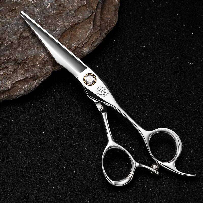 TITAN Professional hair scissors set hairdressing salon cutting tools barber shears 6.0inch H260304-image-1096264023