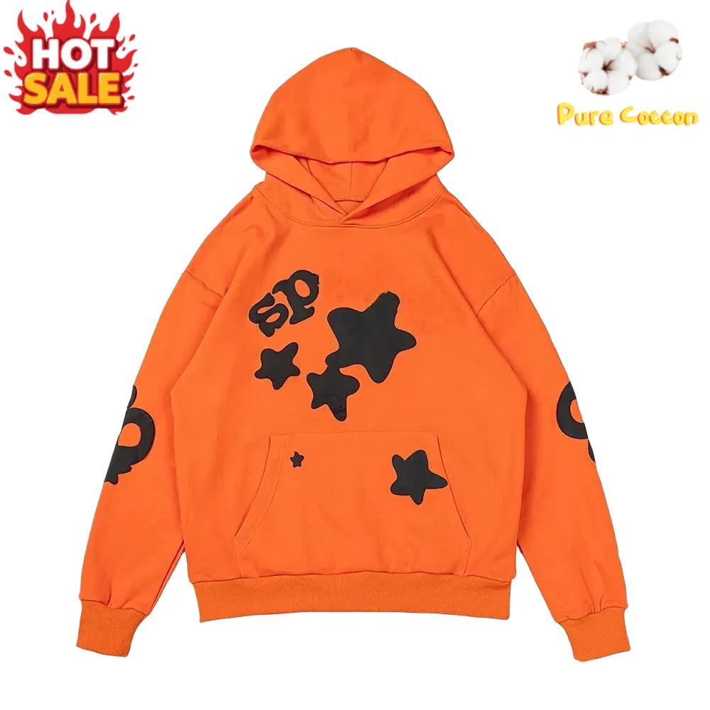 spider hoddie Young Thug Men Women Hoodie Foam Print Web Graphic Pink Sweatshirts Y2k Pullovers S-2Xl Designer Hoody Tracuit fallow 90
