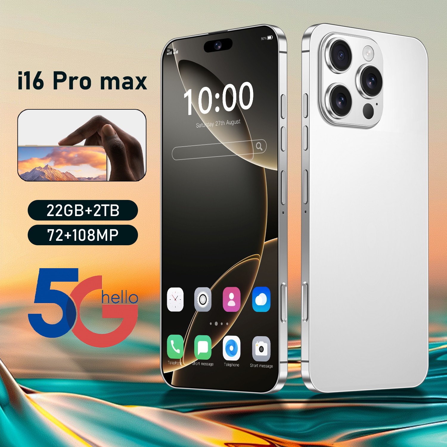 2026 New i17 Pro Max i16 Pro Max Newest Original Brand Hot Selling Brand Smartphone 7.6 inch Full Screen 4G 5G Phone 8000mAh Global Edition-image-1096320964