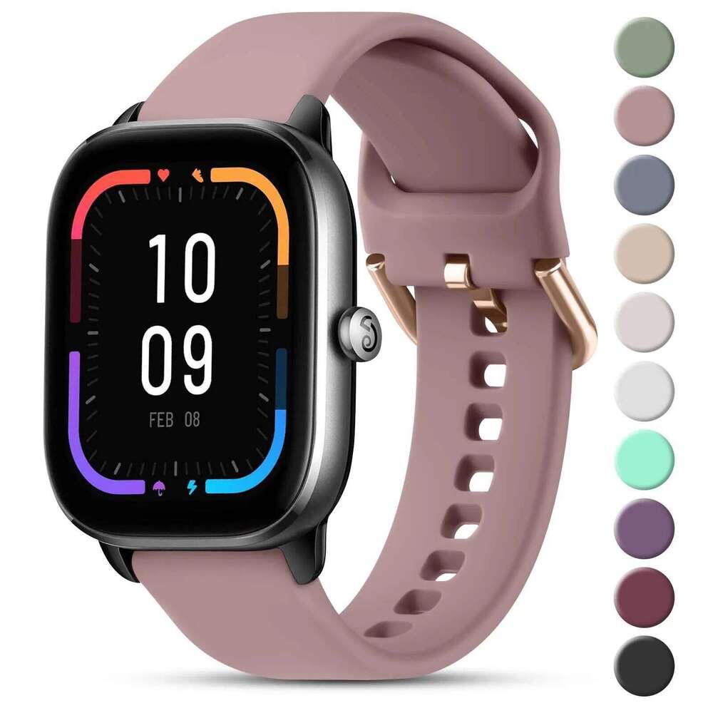 20mm Soft Silicone Band Huami 4/2 Mini GTS 3 2e Strap Bracelet For Amazfit Bip 3/Bip U Pro/Bip Lite/Bip S lite H260304-image-1096266009
