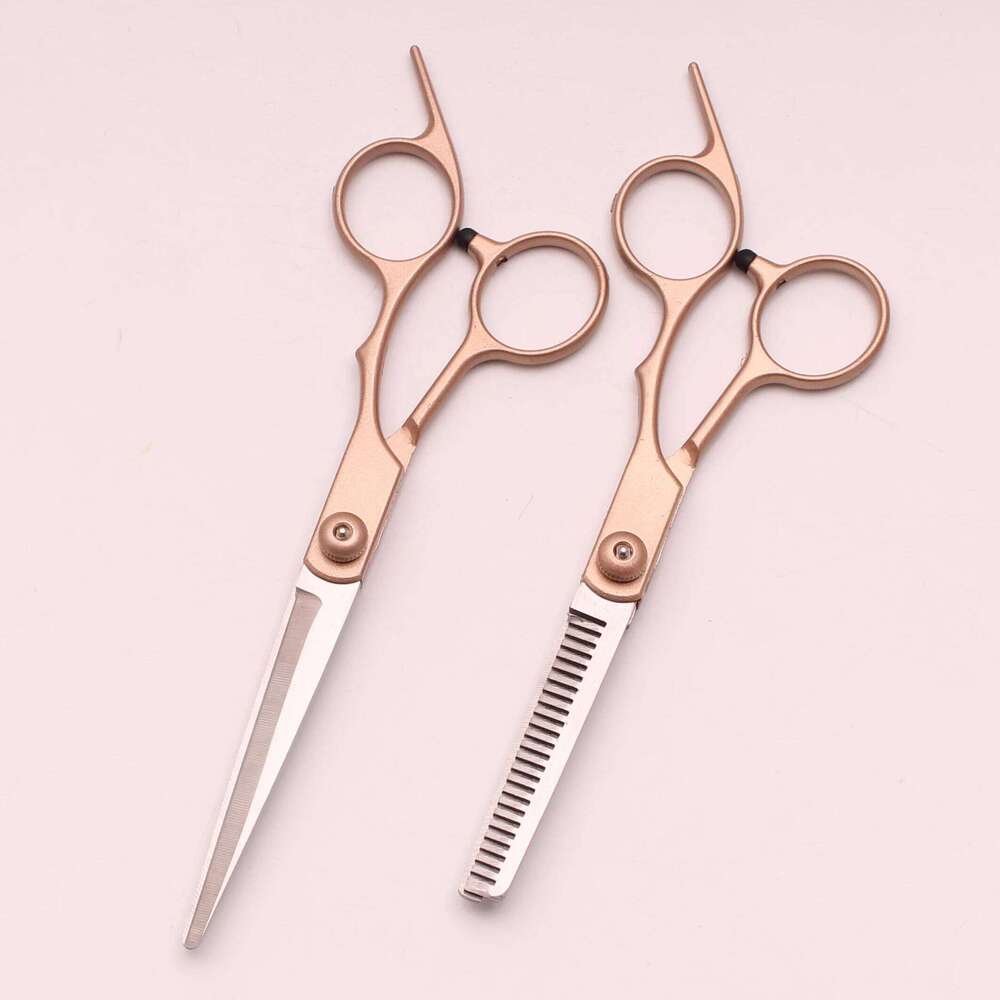 Cutting 6" Japan Stainless Hairdressing Thinning Hair Scissors Set Haircut Shears for Beauty Z1005 H260304-image-1096263976