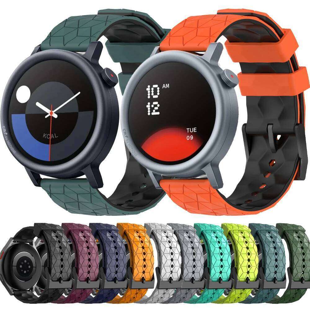 Watch 2 Soft Sports Silicone Strap Bracelet Correa For CMF by Nothing Pro 3/2 22mm Replacement Wristband Accessories H260304-image-1096266181