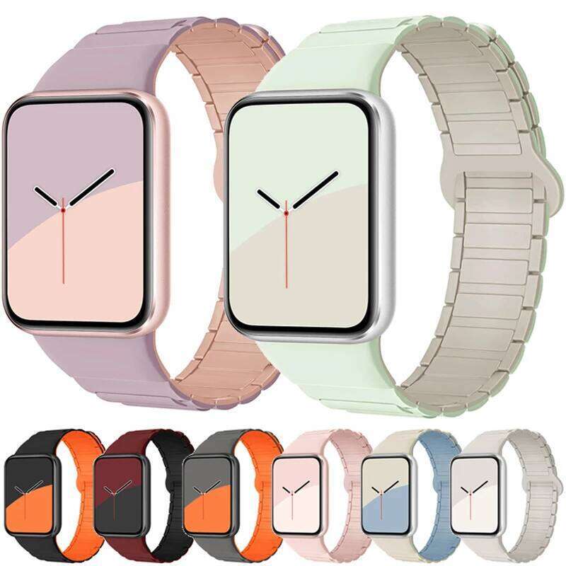 Magnetic Silicone Strap MiBand 8 9 Pro Sport Watchband Bracelet for Redmi 5/4 Smart Watch Band Correa Belt H260304-image-1096265623