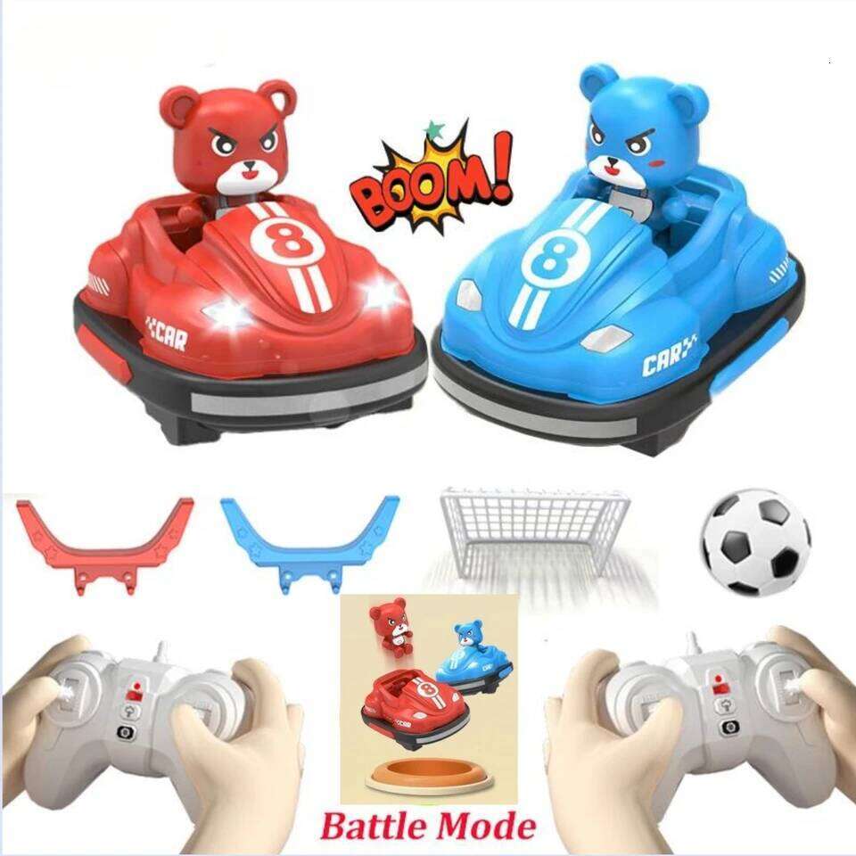 JJRC Q195 RC Battle Set Parent-child Competitive Interaction Go Kart Light music Remote Control Car Toy Gift for Kids H260304-image-1096262338