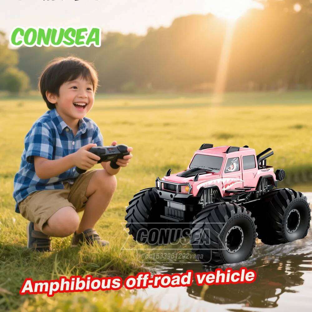 Jjrc Q215 Rc Buggy Cars Off-Road Vehicle 4Wd Amphibious Waterproof Truck Gesture Radio Remote Control Car Trucks All Terrain Toy H260304-image-1096262281