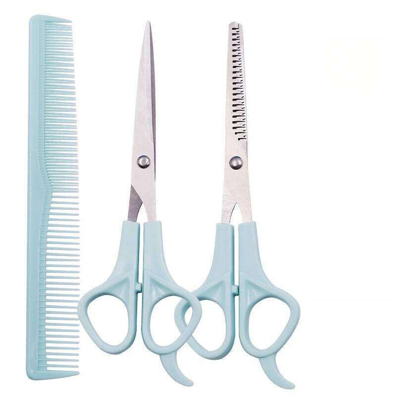 3pcs Household Hairdressing Thinning Shears Cutting Flat Tooth Scissor Comb Set Styling Tools Hair Scissors H260304-image-1096263919