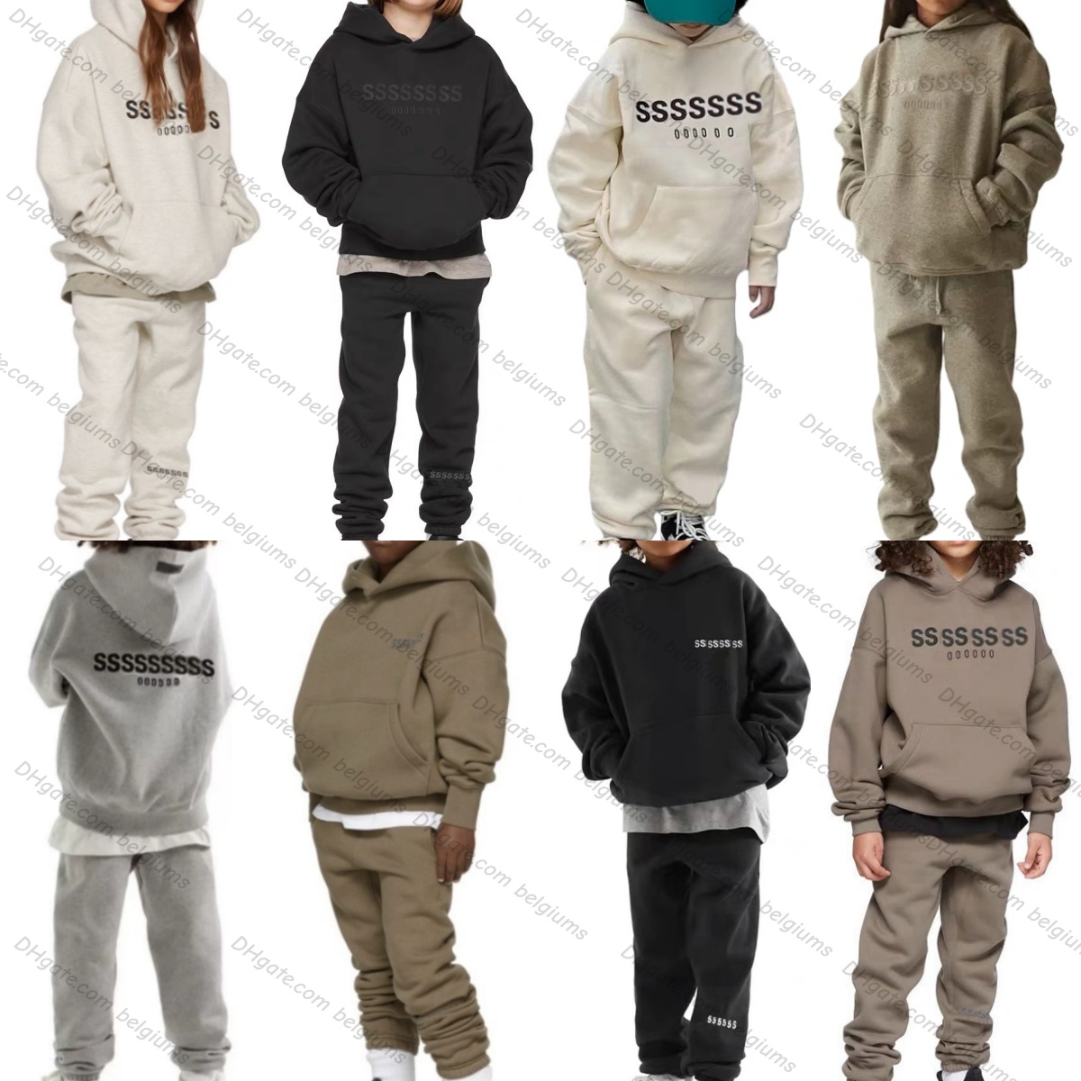 Kids Clothes Sets Boys Designer Hoodies Pants Suit Toddler Hooded Tracksuits Children Girls Youth Sweatershirts Sweaterpants Loose Pullovers swea-image-973226508