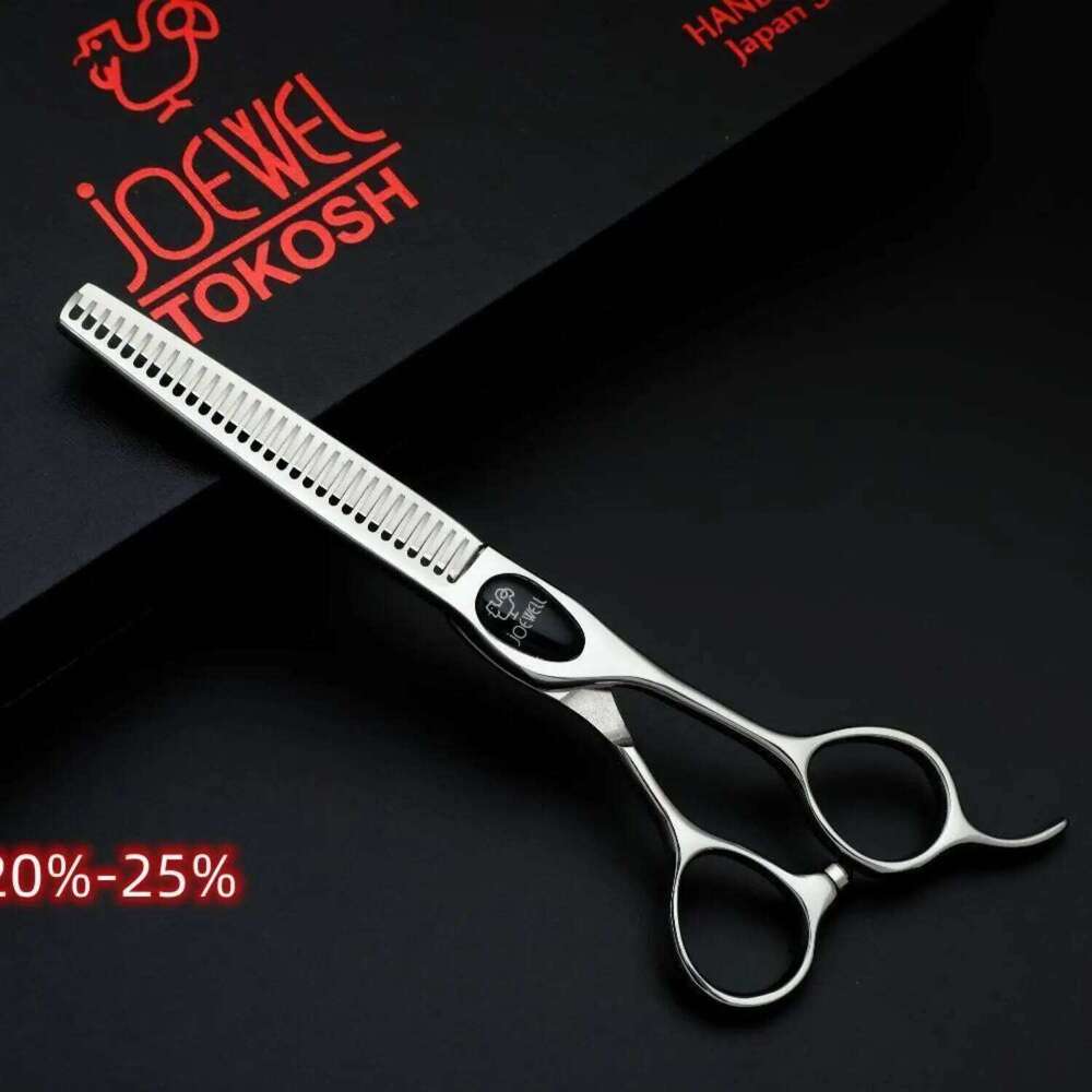 Joewel Professional Thinning Teeth Scissors, Japan 440C Steel Hair Cutting Tools, High-end Barber Shop Accessories H260304-image-1096263846