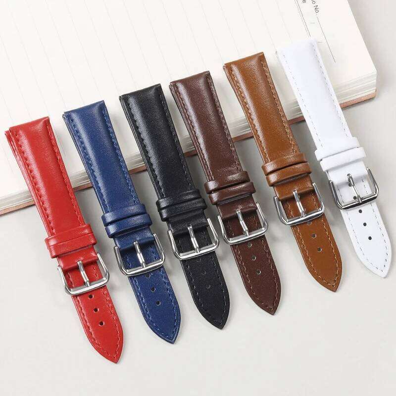 Leather Strap 13mm 14mm 15mm 16mm 17mm 18mm 19mm 20mm Watch Band Waterproof Bracelet Soft Sport Comfortable Universal Wristband H260304-image-1096265920