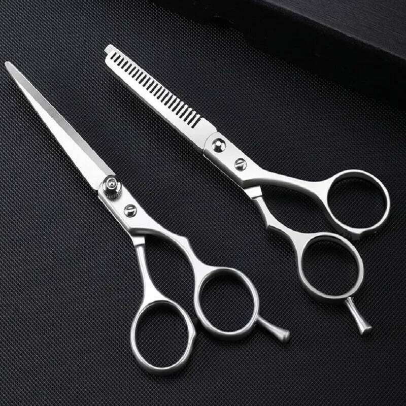 Professional hairdressing barber accesories Hair Thinning Cut Metal Scissors Tooth Shears Styling Tool cutting scissors H260304-image-1096263572